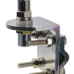 Base de fixation pour antenne de CB pour miroir SO239.