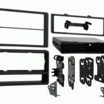 Ensemble de fixation de radio d'auto simple din pour Toyota Matrix et Pontiac Vibe 2003 à 2008