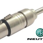 Adaptateur Neutrik 1/4" mâle mono à XLR femelle
