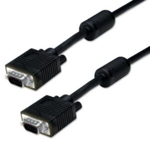 Câble VGA mâle à mâle avec ferrite - 25 pieds