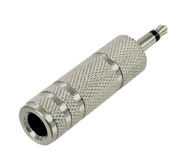 Adaptateur 1/8" mâle mono à 1/4" femelle mono