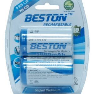 Paquet de 2 batteries rechargeables " D".