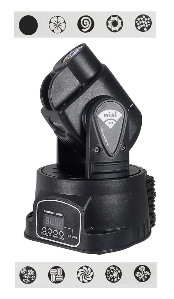 Moving head à DEL de 15 Watts