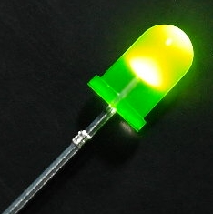 DEL vert 5 mm - 1.9 à 2.3 V