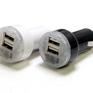 Chargeur pour l'auto, peut charger deux appareils simultanément, recharge rapide tous les téléphones intelligents