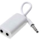 Câble stéréo y 1/8" (3.5mm) 4-pôle  1M/2F