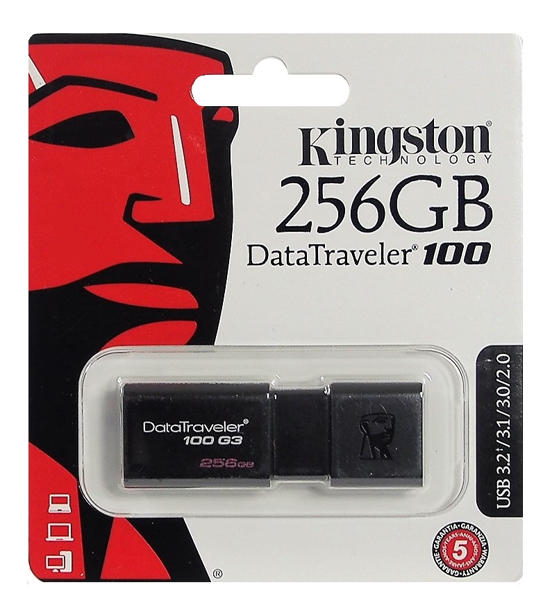Clé USB Kingston DataTraveler 100G3 USB 3.0 256GB