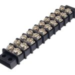 Bornier double à 20 contacts 300V, 20A