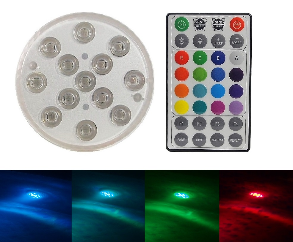 Lumière Bluetooth 16 couleurs pour la piscine