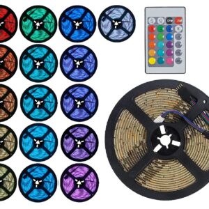 Ruban lumineux décoratif aux dels de 5 mètres bluetooth 4.0