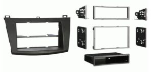 Ensemble de fixation de radio pour Mazda 3 2010-2013. Double DIN.