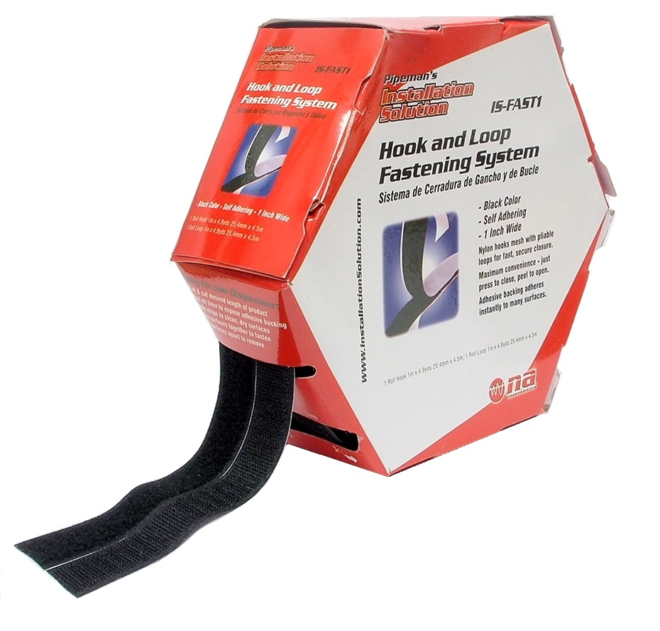 Rouleau de velcro adhésif 1'' x 4.5 mètres