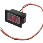 Voltmètre digital imperméable 2.5 à 30 VDC - Rouge