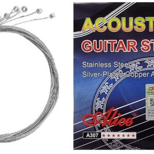 Cordes de guitare acoustique  - Jeu de 6 cordes de marque alice