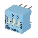 Micro interrupteur DIP On-Off 3.P.S.T.