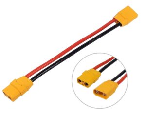 Connecteur amass câble 12 awg 45a 2pin male+femelle 16 cm