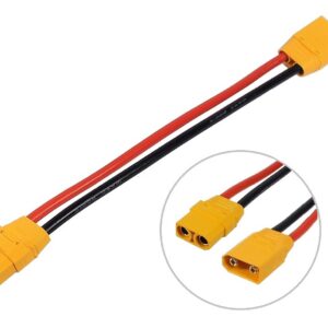 Connecteur amass câble 12 awg 45a 2pin male+femelle 16 cm