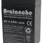 Batterie rechargeable 6 Volts 4.5Ah