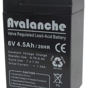 Batterie rechargeable 6 Volts 4.5Ah