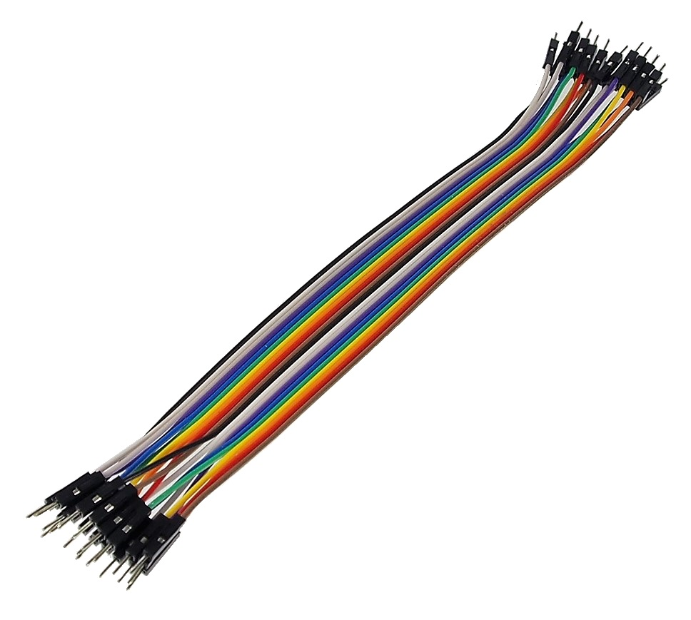 Câble dupond 20 contacts .0.1" mâle / mâle