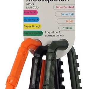 Mousqueton paquet de trois muli-couleur
