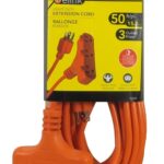 Rallonge électrique avec 3 prises femelles - 50'