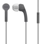 Écouteur intra-auriculaires avec microphone gris