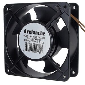 Ventilateur en métal 120 VAC - 120 x 120 x 38 mm