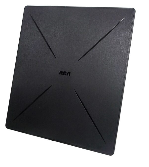 Antenne intérieure plate amplifiée multi-directionnelle hdtv rca reçoit des chaine 4k