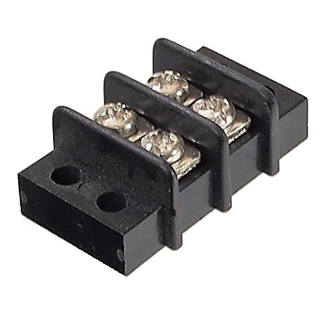 Bornier double 300V 20A - 2 positions