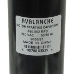 Condensateur pour moteur 220 VAC, 460-552 uF