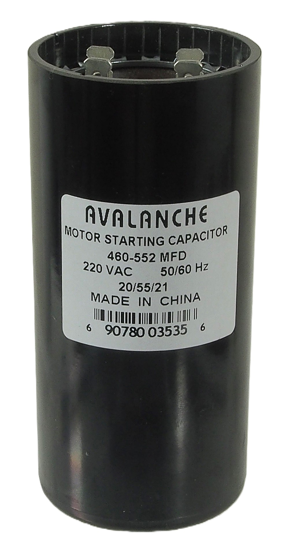 Condensateur pour moteur 220 VAC, 460-552 uF