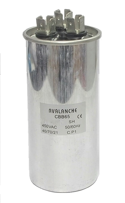 Condensateur pour thermopompe 450 VAC, 5+30 uF