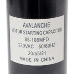Condensateur pour moteur 220 VAC, 88-108 uF