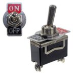 Interrupteur à levier ON-OFF S.P.S.T. 2 contacts