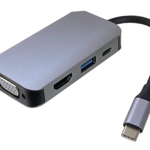 Adaptateur multiport USB C vers HDTV / VGA / USB /   (dock station)