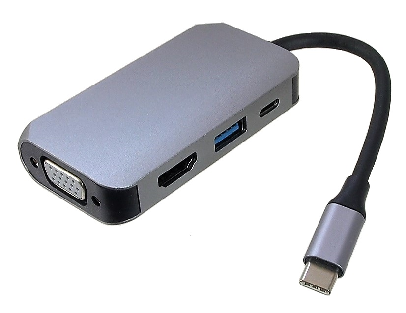 Adaptateur multiport USB C vers HDTV / VGA / USB /   (dock station)