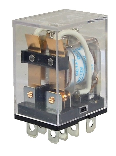 Relais D.P.D.T. 12 VDC - 8 contacts