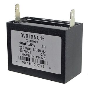 Condensateur CBB61 pour ventilateur / moteur 10uf/250v