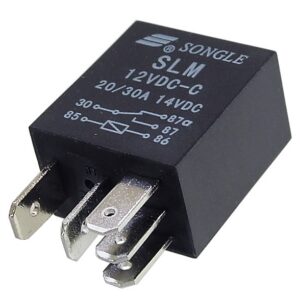 Relais DC 12v automobile 20/30 amps.
