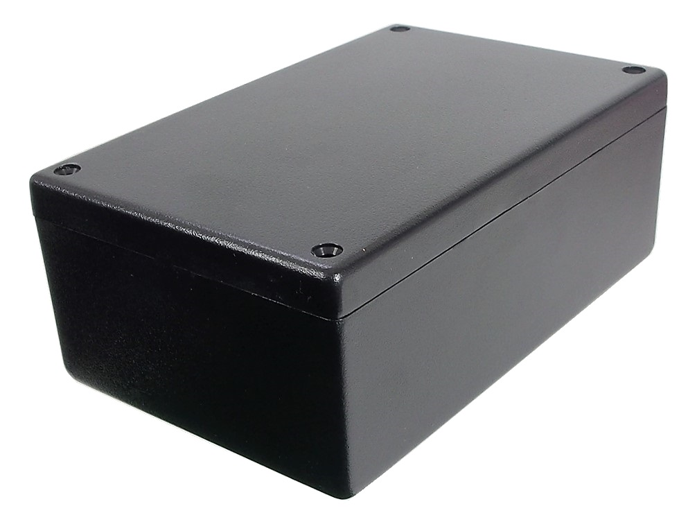 Boîtier Hammond 1594EBK - 6.60" x 4.20" x 2.10''