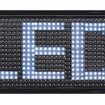 Enseigne au del 26" x 7.5" rgb