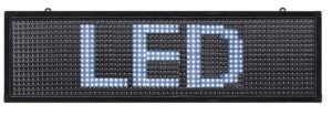 Enseigne au del 26" x 7.5" rgb