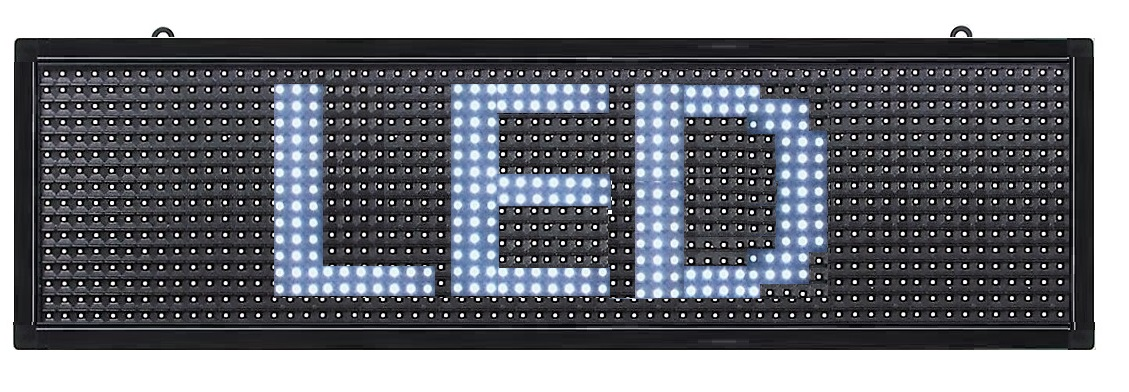 Panneau enseigne programmable Wi-Fi 26'' x 7.5''