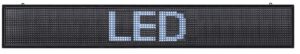 Enseigne au del 52"x7.5" rgb