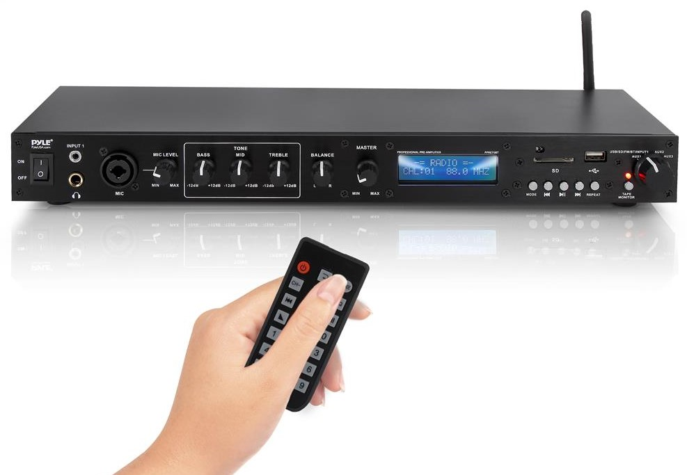 Préamplificateur récepteur Bluetooth Pyle PPRE70BT