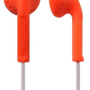 Écouteur intra-auriculaires type bud avec micro couleur coral orange de marque Koss