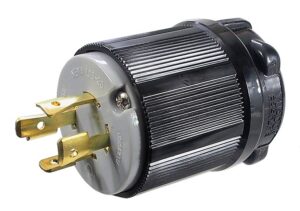 Connecteur de type twist lock, 20A / 250 VAC / 4 contacts