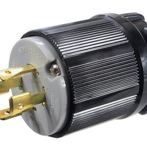 Connecteur de type twist lock, 20A / 250 VAC / 4 contacts