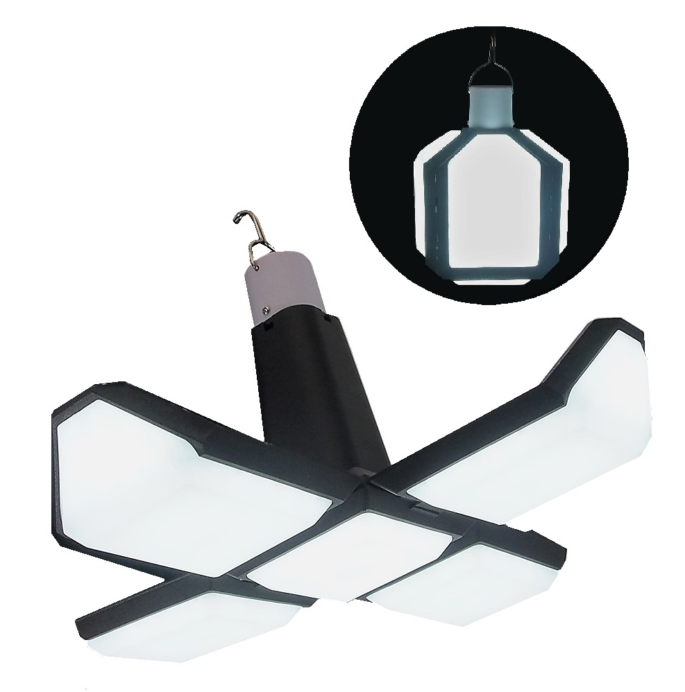 Lumière de suspension pliable rechargeable